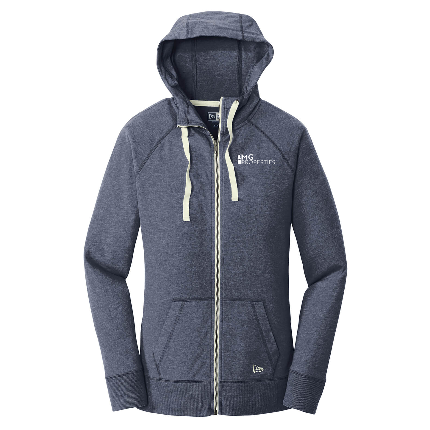 New Era Women's Sueded Cotton Blend Full-Zip Hoodie