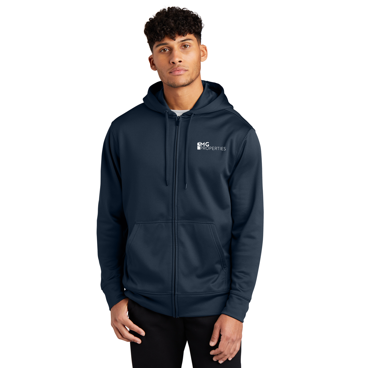 Sport-Tek Sport-Wick Fleece Full-Zip Hooded Jacket